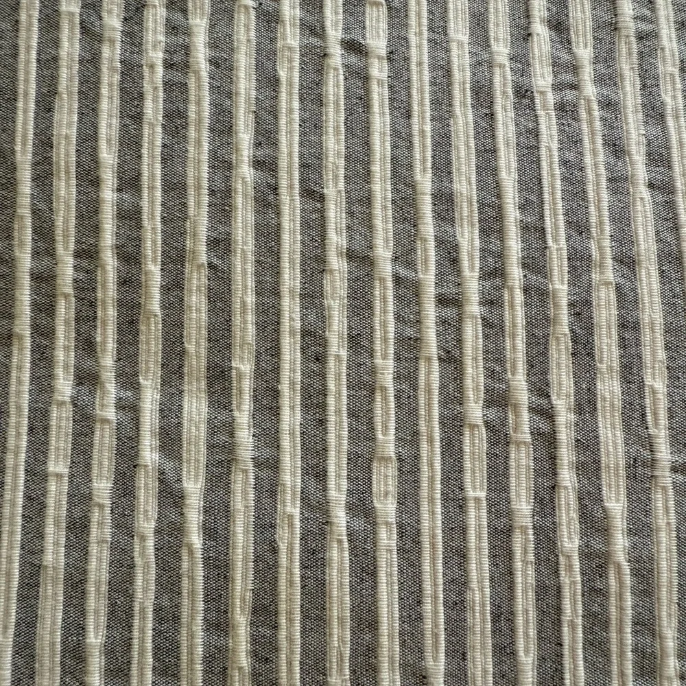 INUP HOME PORTUGAL STRIPED EURO DECORATIVE COTTON PILLOW INSERT INCLUDED 26x26